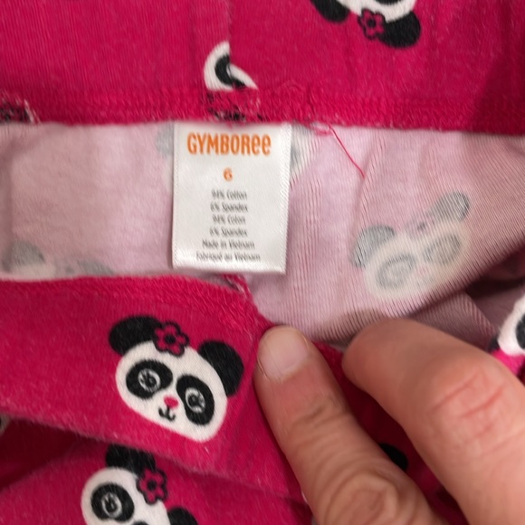 Gymboree outfit of ruffle top with fuccia leggings - Picture 5 of 7